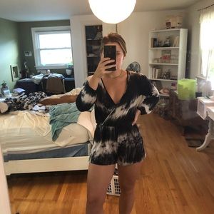 tie dye romper